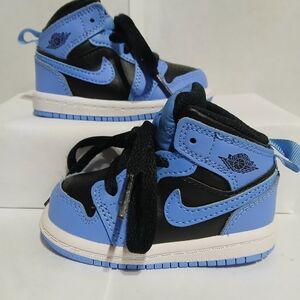 Air Jordan 1 High University Blue Todder Size 4c Black And University Blue